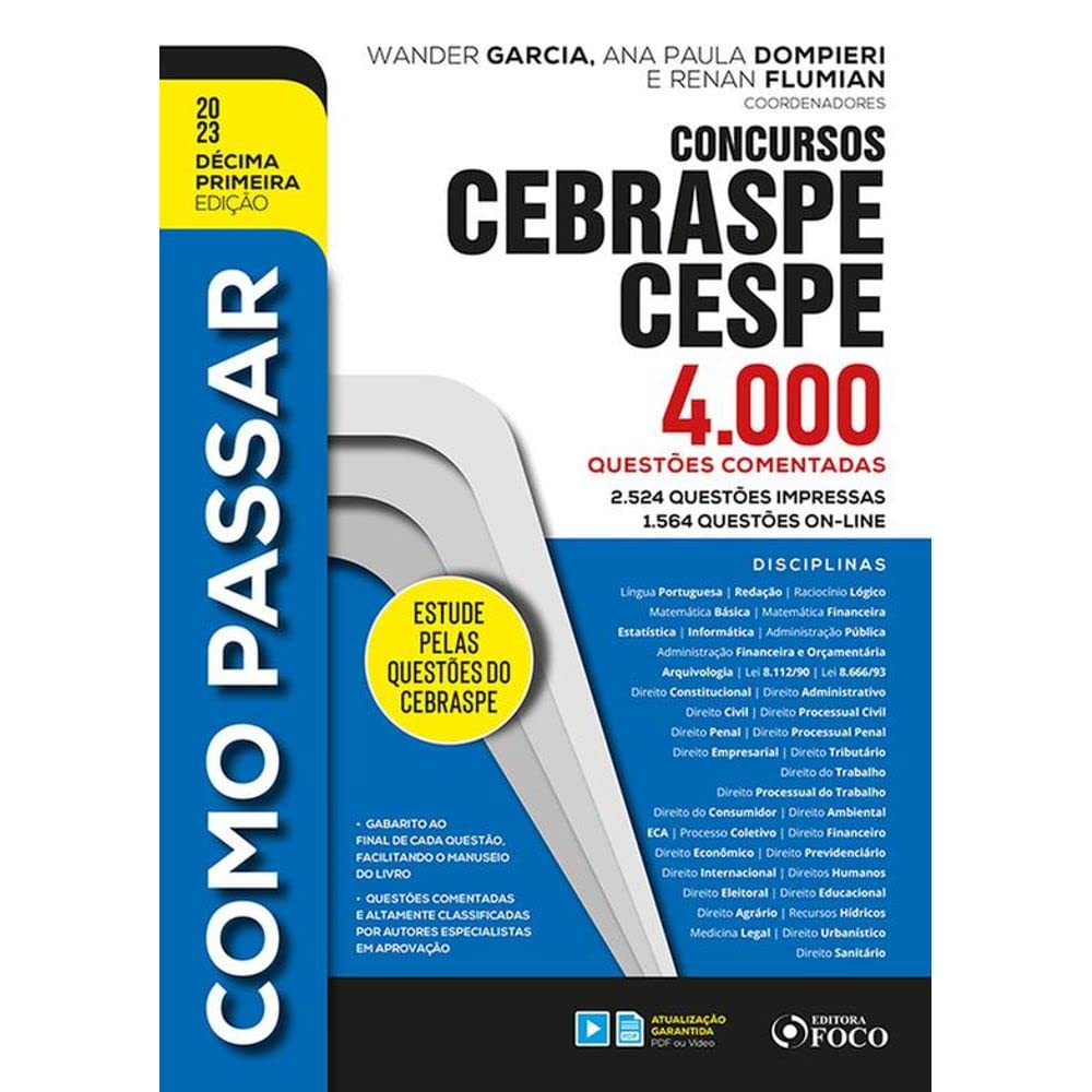 COMO PASSAR EM CONCURSOS CEBRASPE